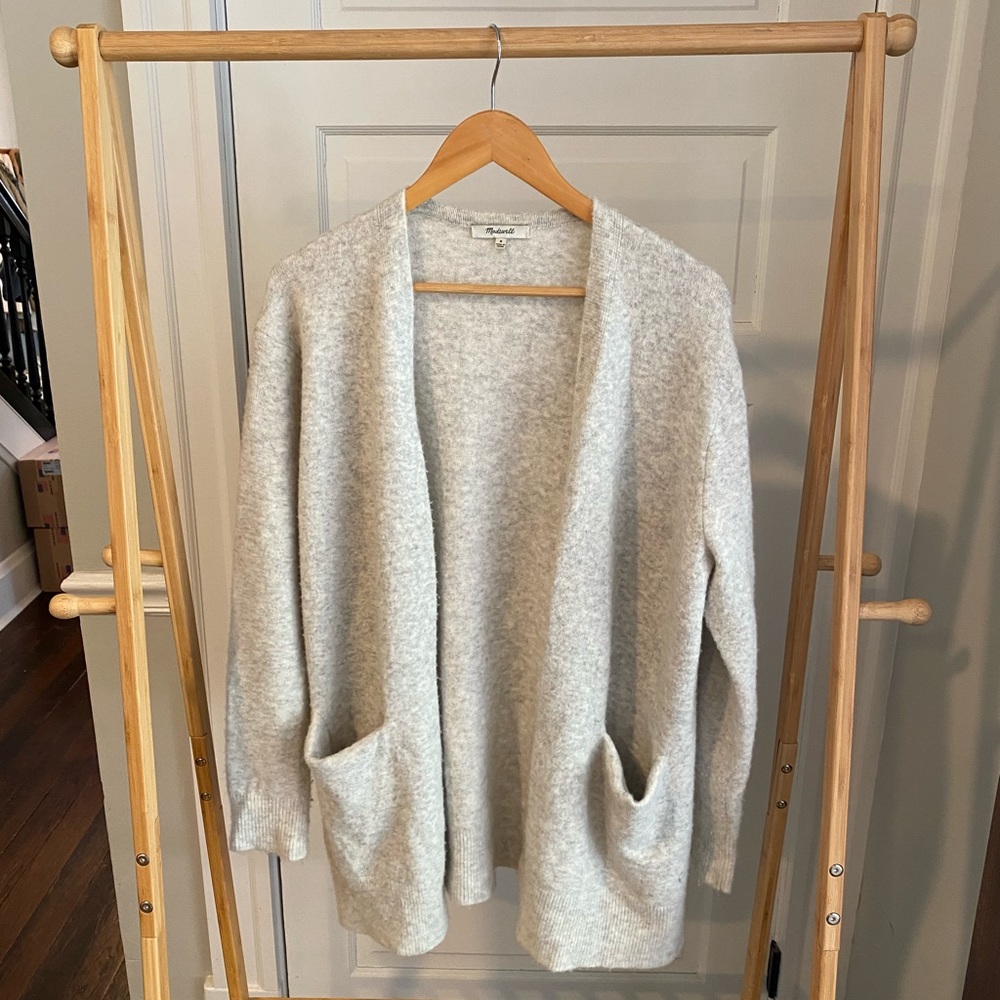 Madewell Gray Kent Cardigan